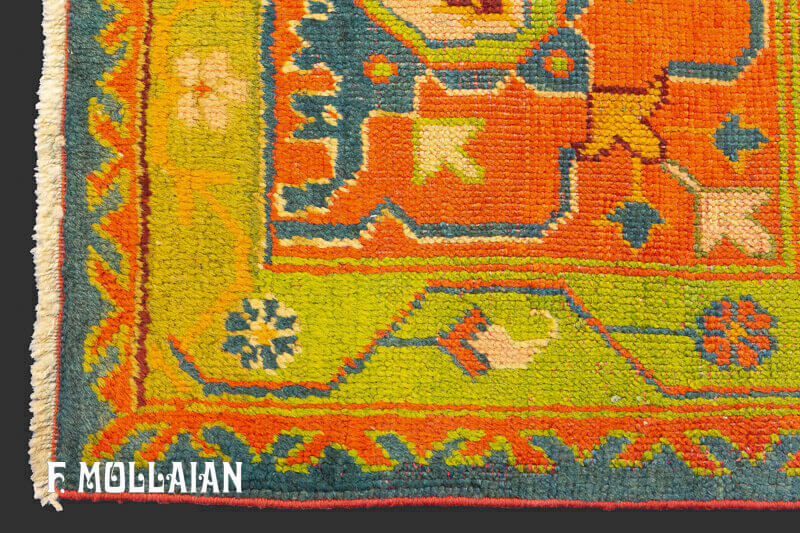 Tapis Turc Ushak (Oushak) Antique n°:79001661